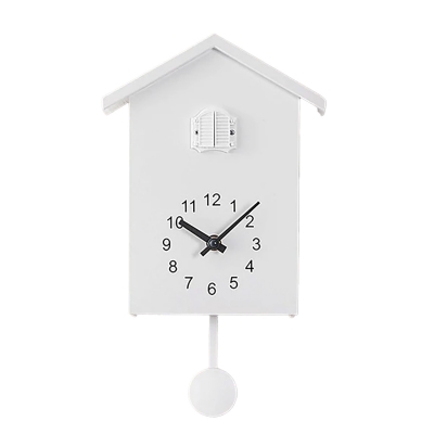 Настенные часы с кукушкой Clocker KuKu, таймер, белые-3