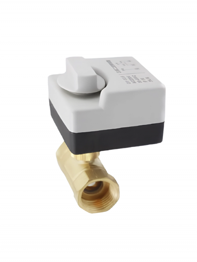 Электрический привод шарового крана Brass Electric Ball Valve Actuator DN20, 220V, IP50-1
