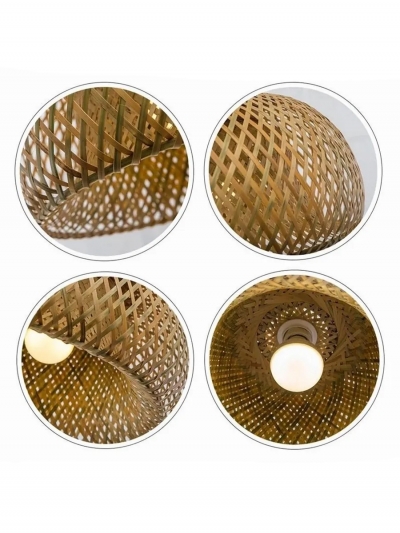 Люстра из ротанга Rattan Light-3